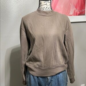 a new day Women's Beige Turtleneck Sweater